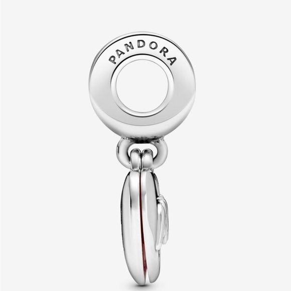 PANDORA Mom Script Heart Dangle Charm - Picture 4 of 8